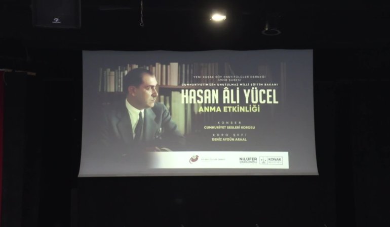 Hasan Âli Yücel Konak’ta anıldı