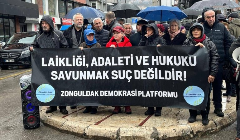 Zonguldak’ta “Laikliği birlikte savunuyoruz” bildirisine destek açıklaması